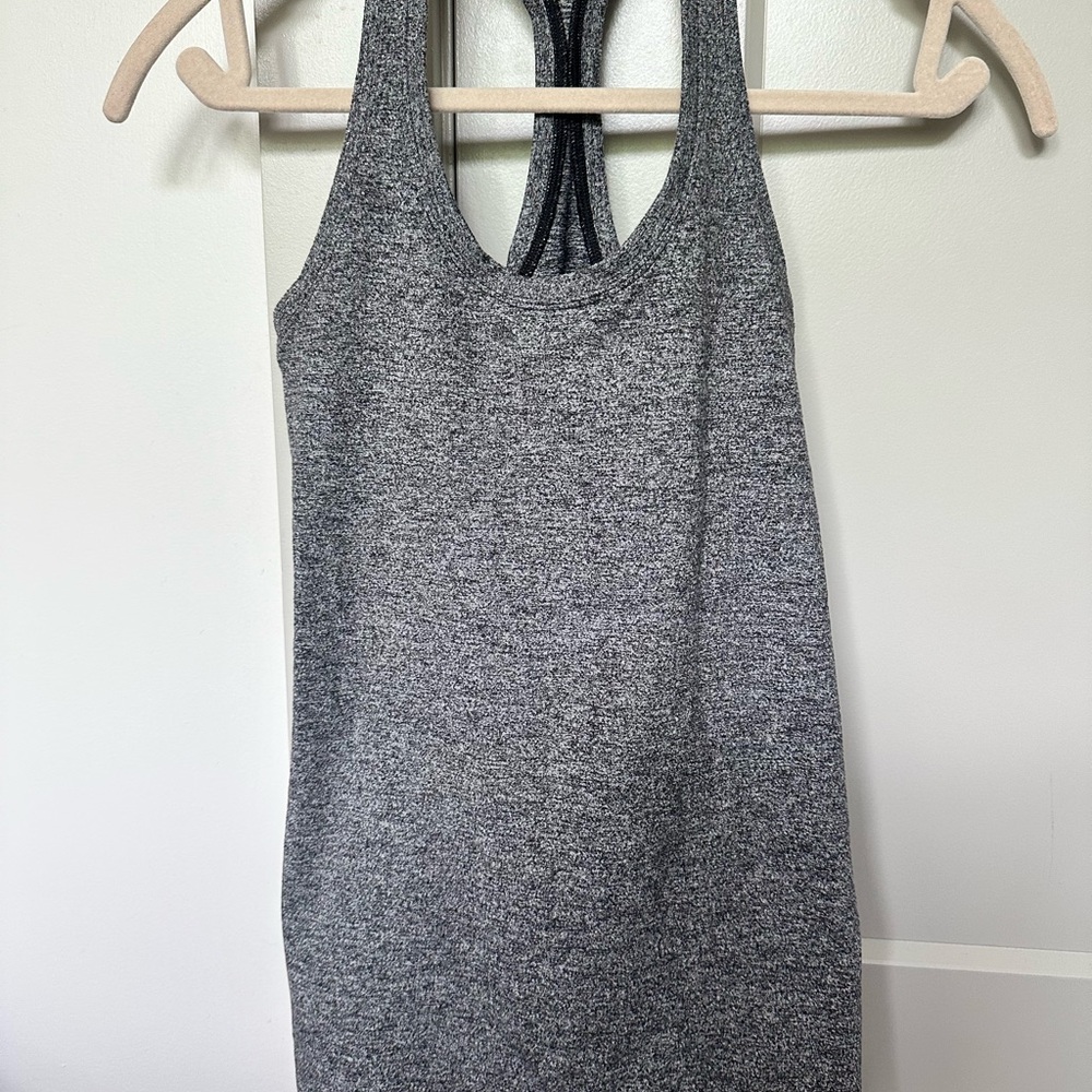 Lululemon Gray Racerback Tank Top